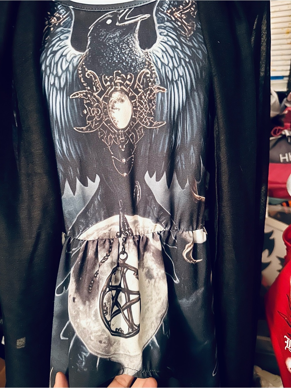 Gothic Witchy Maxi Dress - Picture 3 of 5